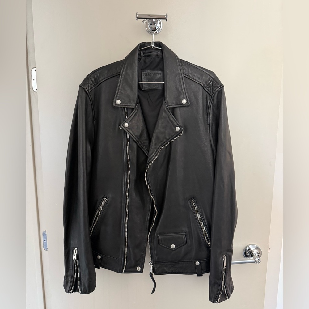 Men's Black Leather Jacket
